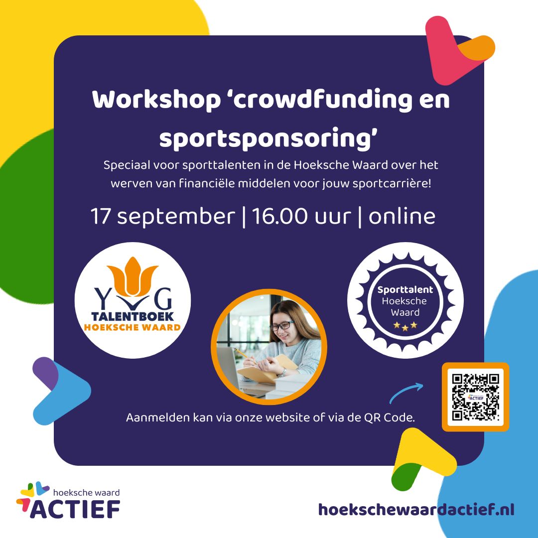 Begeleidende afbeelding Workshop crowdfunding en sportsponsoring (17 september)