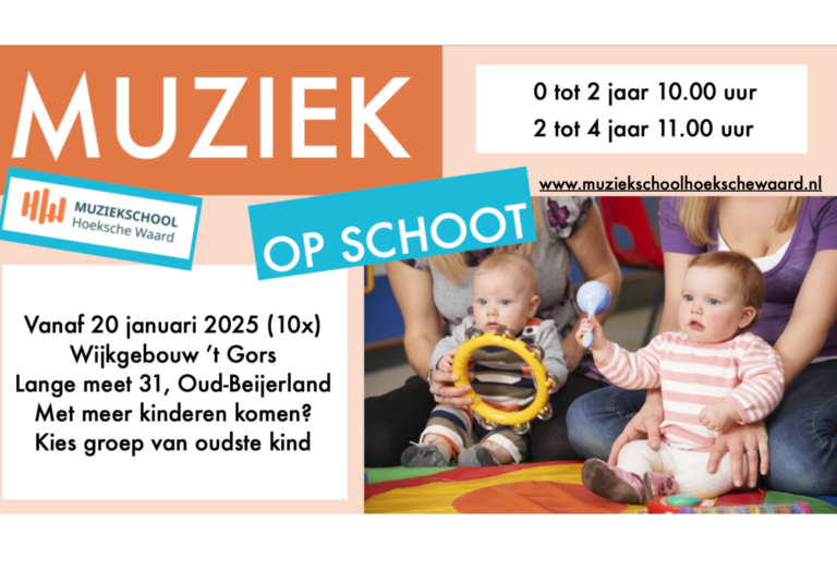 Begeleidende afbeelding Muziek op Schoot Muziekschool