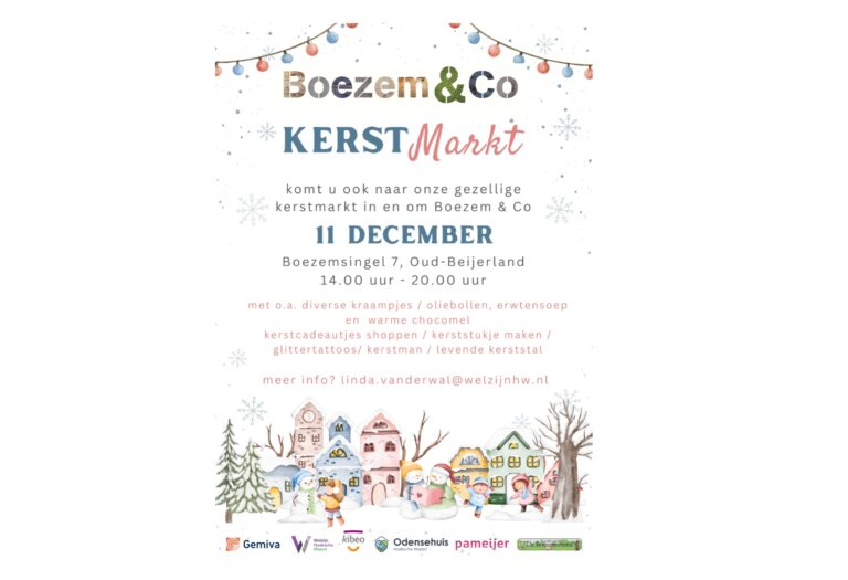 Begeleidende afbeelding Kerstmarkt Boezem & Co
