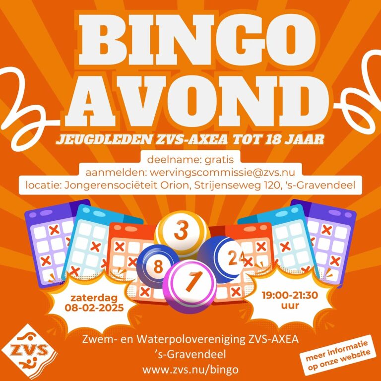 Begeleidende afbeelding Bingoavond ZVS-AXEA 8 februari 2025