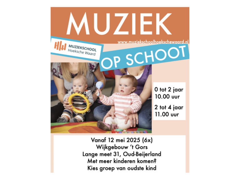 Begeleidende afbeelding Muziek op Schoot