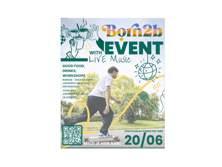Begeleidende afbeelding BORN2B EVENT