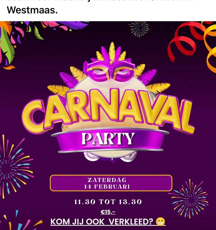 Begeleidende afbeelding Carnaval Party