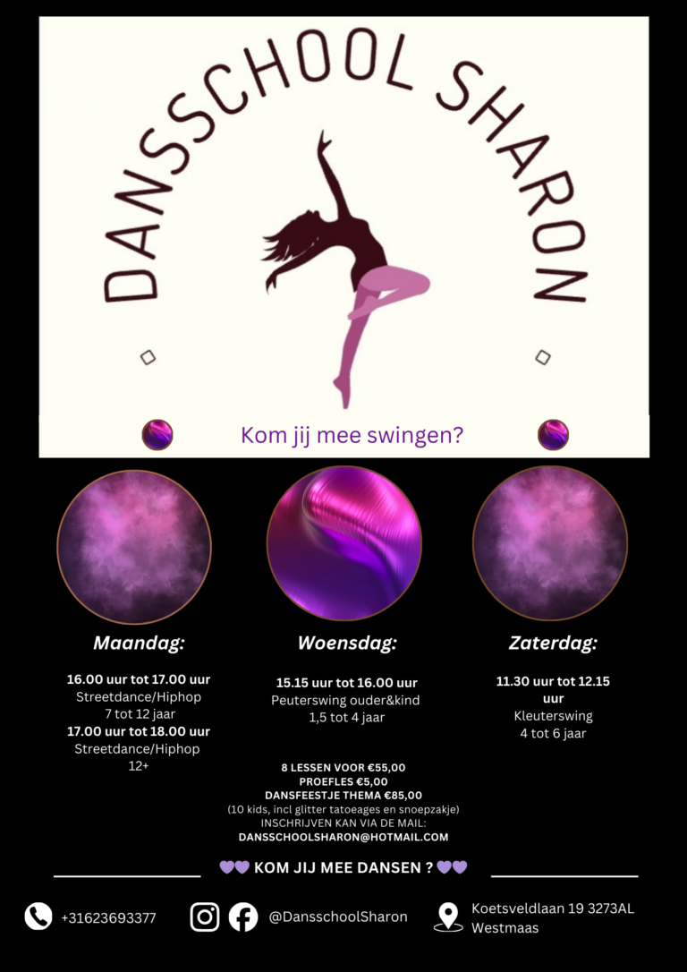 Begeleidende afbeelding Danslessen DansschoolSharon Westmaas