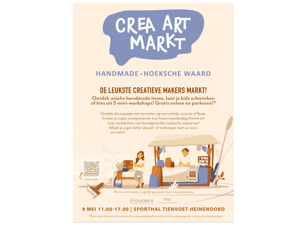 Begeleidende afbeelding Crea Markt Hoeksche Waard