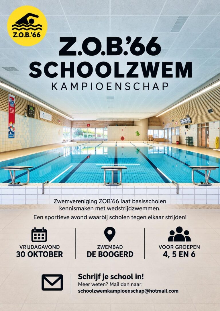 Begeleidende afbeelding Schoolzwemkampioenschap 2026